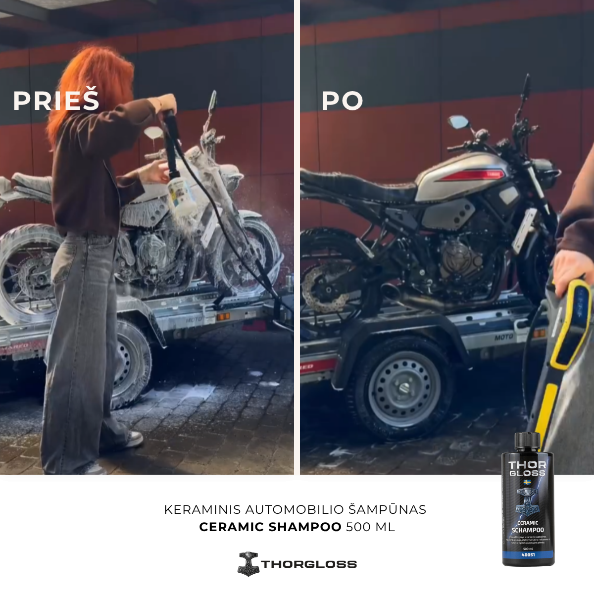 Keraminis automobilio šampūnas CERAMIC SHAMPOO 500 ml 2