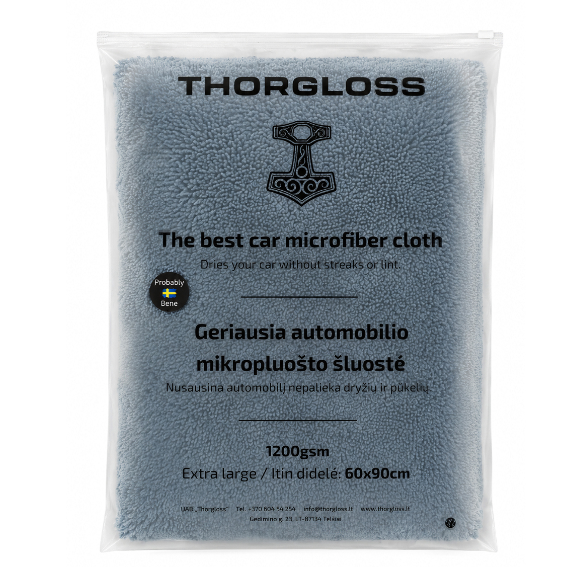 Thorgloss XL DŽIOVINIMO ŠLUOSTĖ 1200 GSM 2 Thorgloss XL DŽIOVINIMO ŠLUOSTĖ 1200 GSM 2